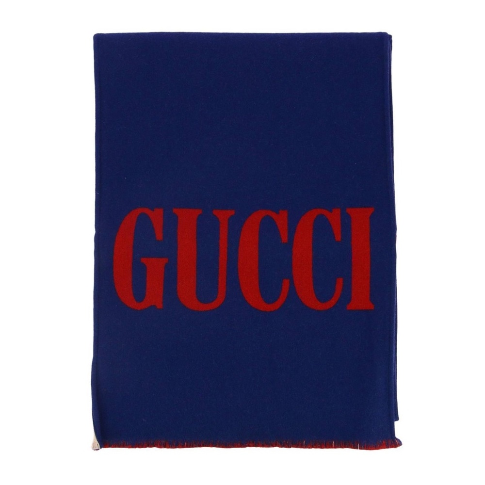 Gucci Logo wool scarf